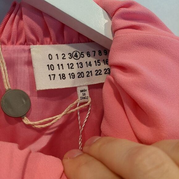 MAISON Martin Margiela pink mini dress 4(40) BNWT no belt - Picture 6 of 13